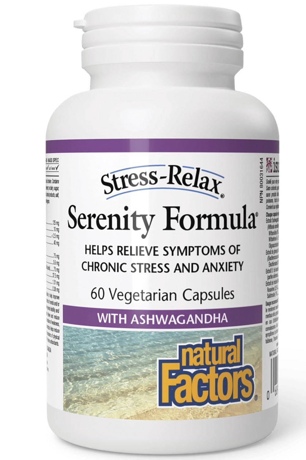 Natural Factors STRESS RELAX Serenity Formula Vegetarian Capsules
