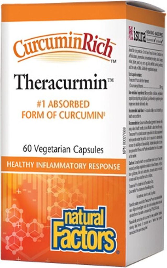 Natural Factors Theracurmin 30 mg, 60 Vegetarian Capsules