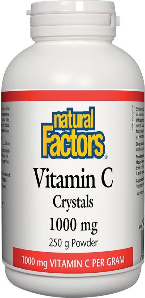 Natural Factors Vitamin C Crystals 1000 mg, 250 gr