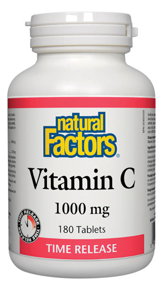 Natural Factors Vitamin C TR 1000 mg 180 Tablets