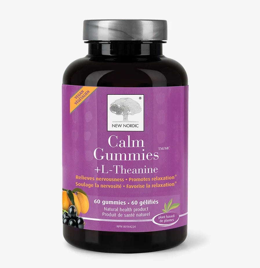 New Nordic Calm Gummies with L-Theanine, 60 Gummies