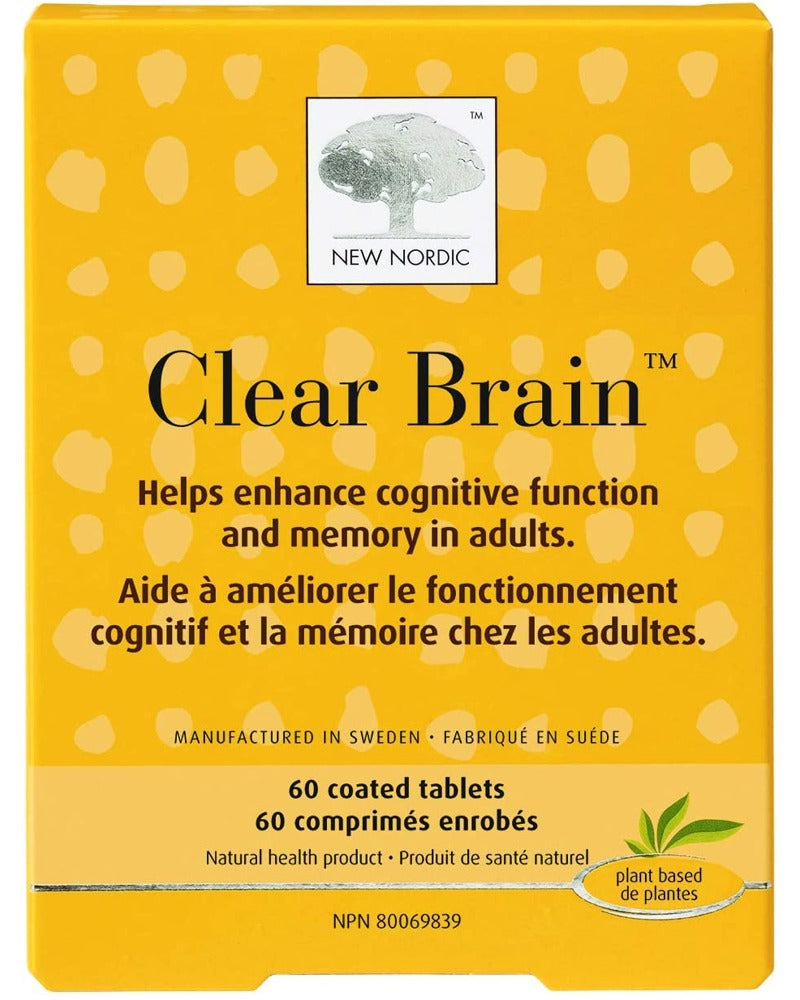 New Nordic Clear Brain, 60 Coated Tablets