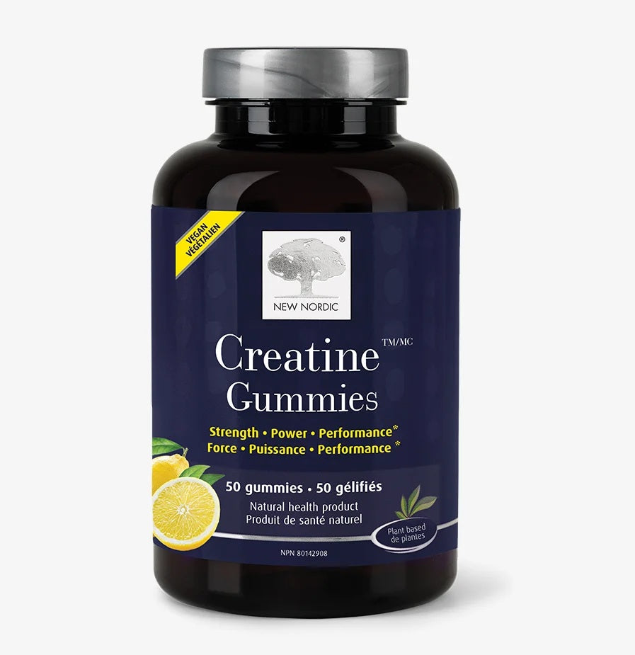 New Nordic Creatine Gummies, Lemon, 50 Gummies