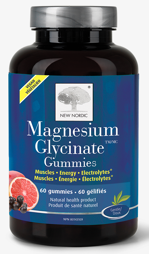 New Nordic Magnesium Glycinate 50 mg, 60 Gummies