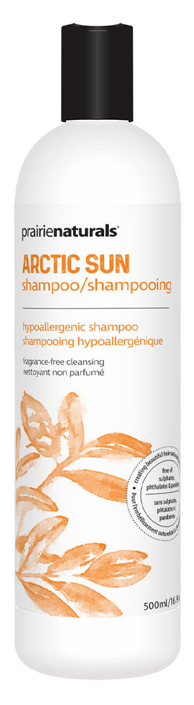 Prairie Naturals Arctic Sun Fragrance-Free Shampoo, 500 mL