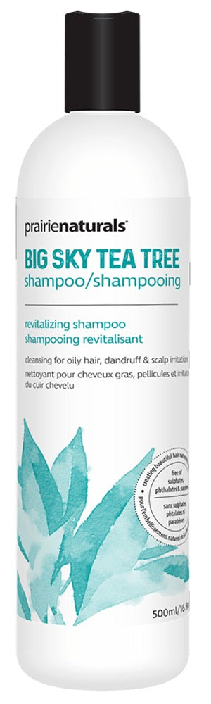Prairie Naturals Big Sky Tea Tree Shampoo, 500 mL