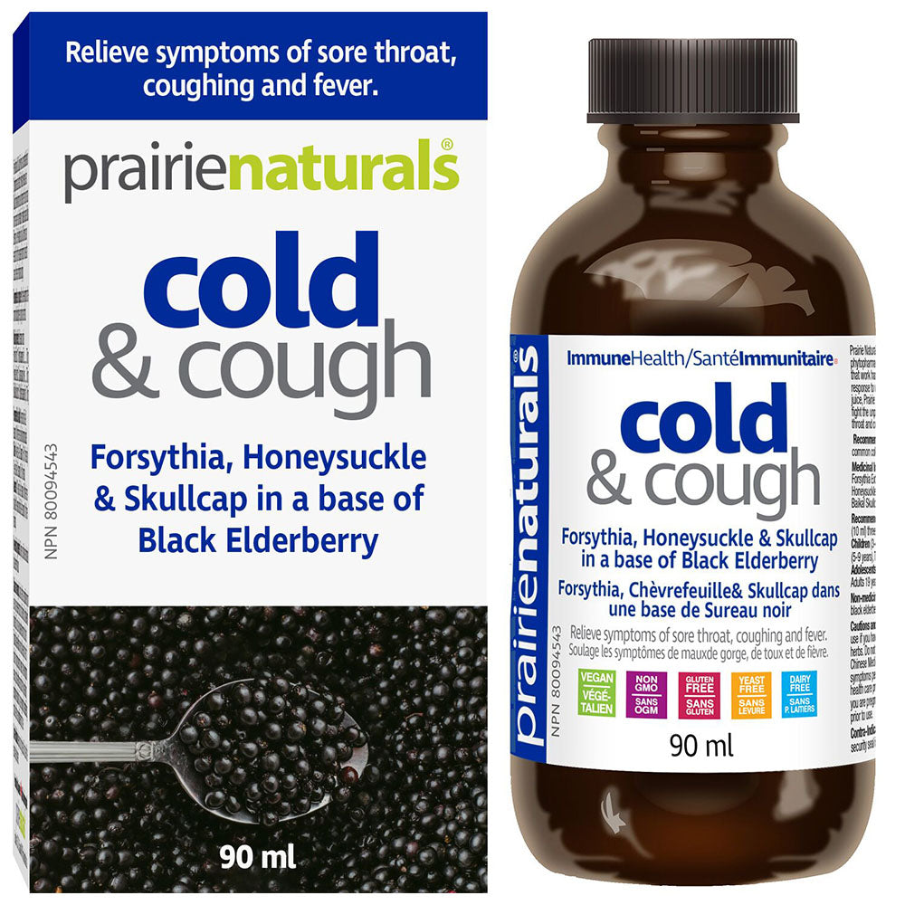 Prairie Naturals Cold & Cough Liquid Formula, 90 mL