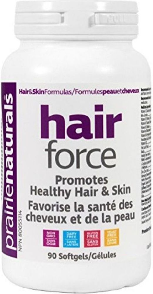 Prairie Naturals Hair-Force, 90 Softgels