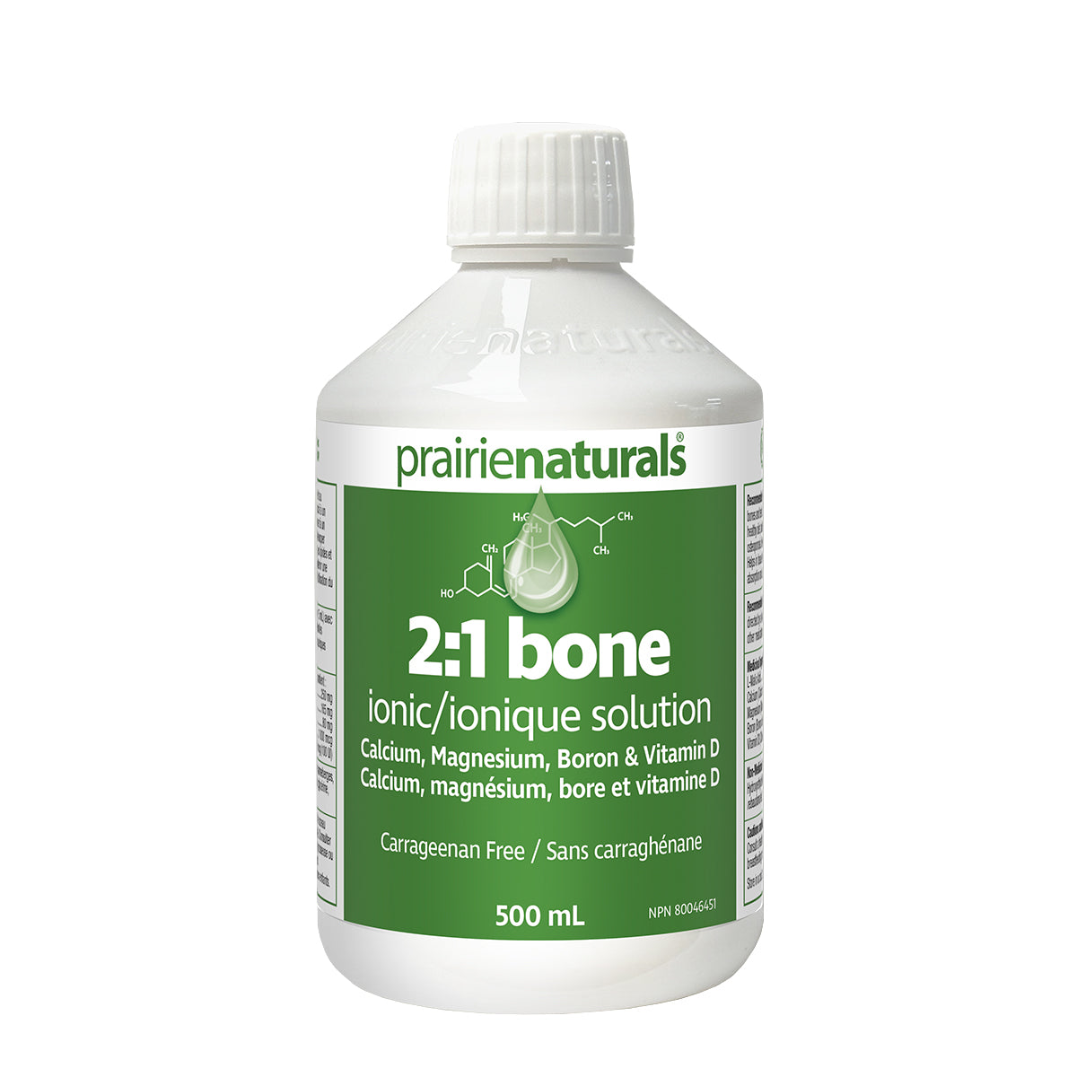 Prairie Naturals Ionic Bone Solution 2:1, 500 mL