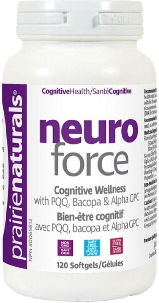 Prairie Naturals Neuro-Force, 120 Softgels
