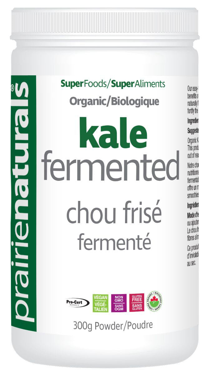 Prairie Naturals Organic Fermented Kale Powder, 300 g