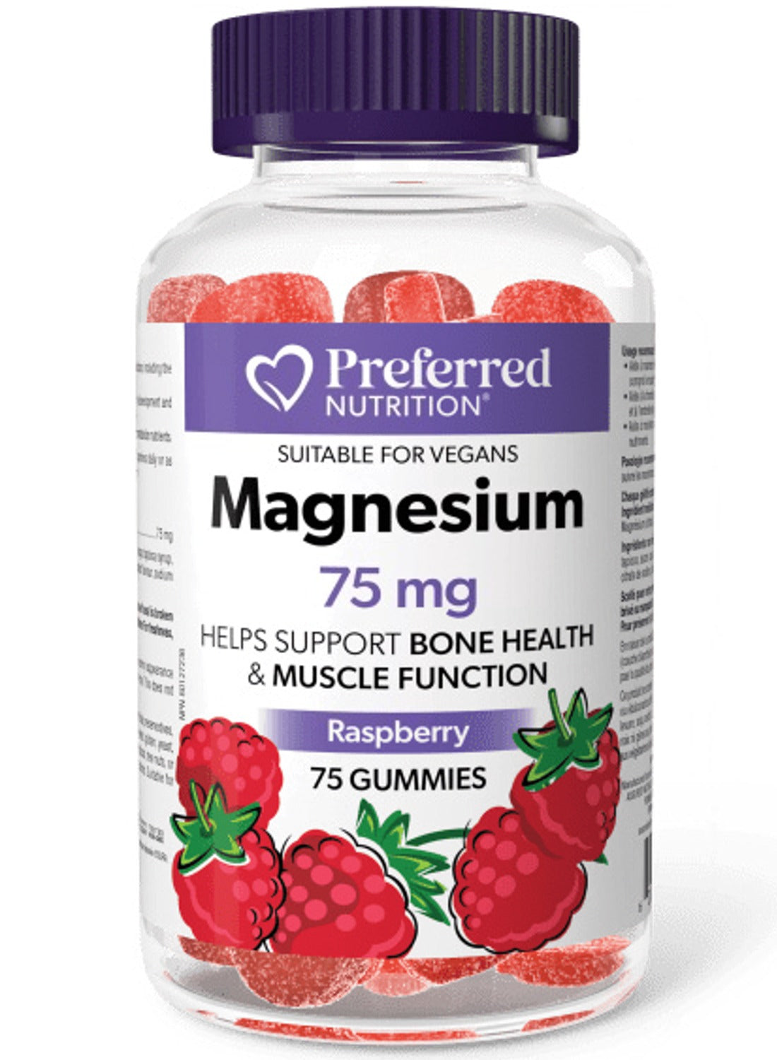 Preferred Nutrition Magnesium, 75 mg, 75 Gummies