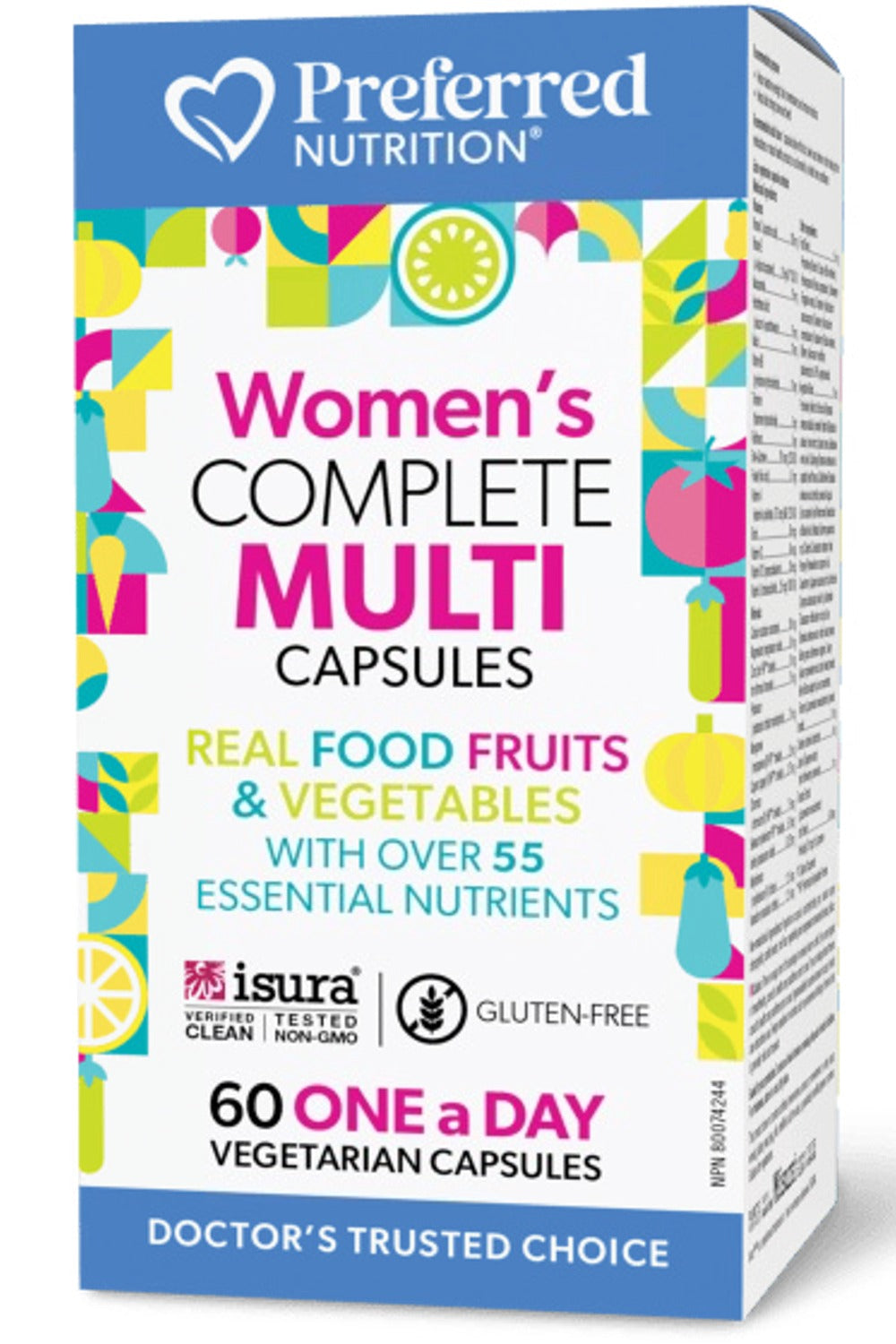 Preferred Nutrition Women’s Complete Multi 60 Vegetarian Capsules
