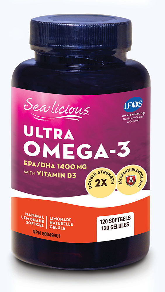 Sea-Licious Ultra Omega 3, 120 Softgels