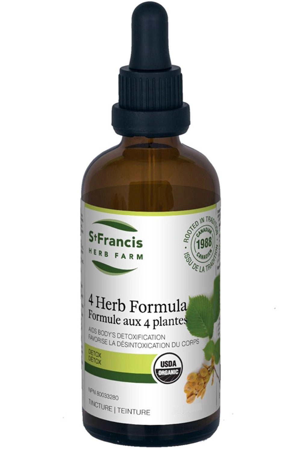 St Francis Herb Farm 4 Herb Formula Tincture 50 mL
