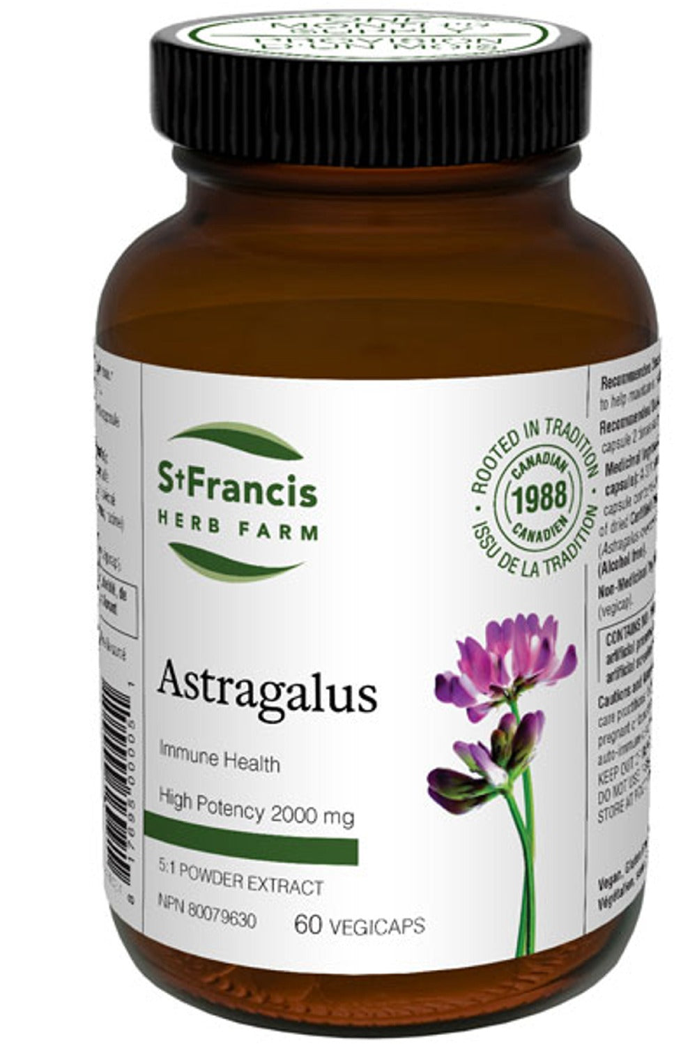 St Francis Herb Farm Astragalus 60 Vegetable Capsules
