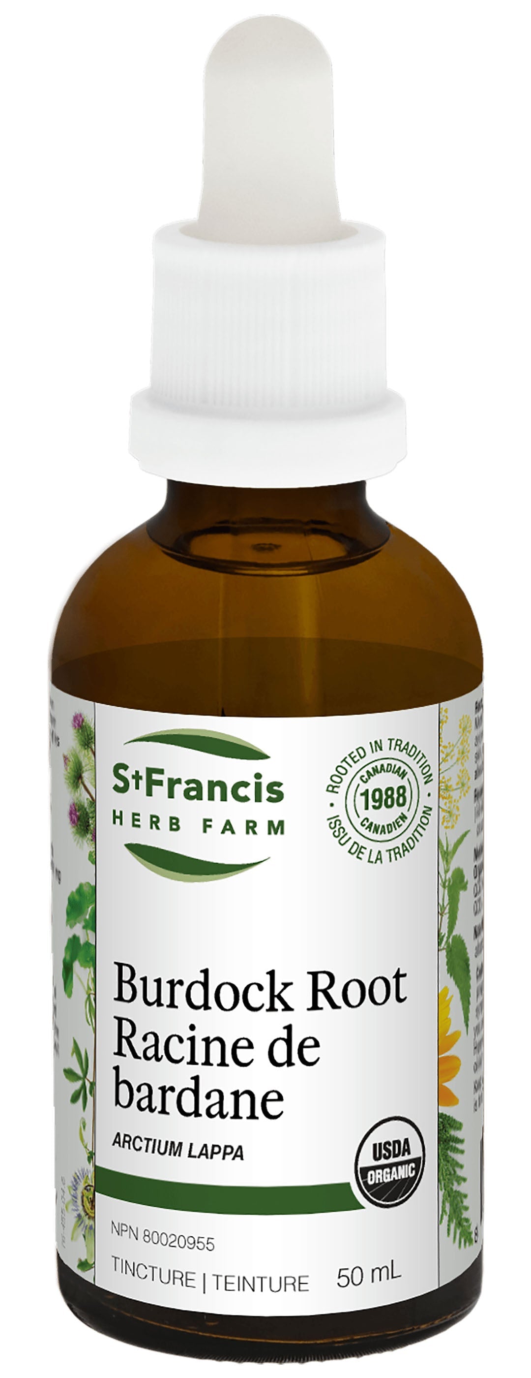 St Francis Herb Farm Burdock Root Tincture 50 mL
