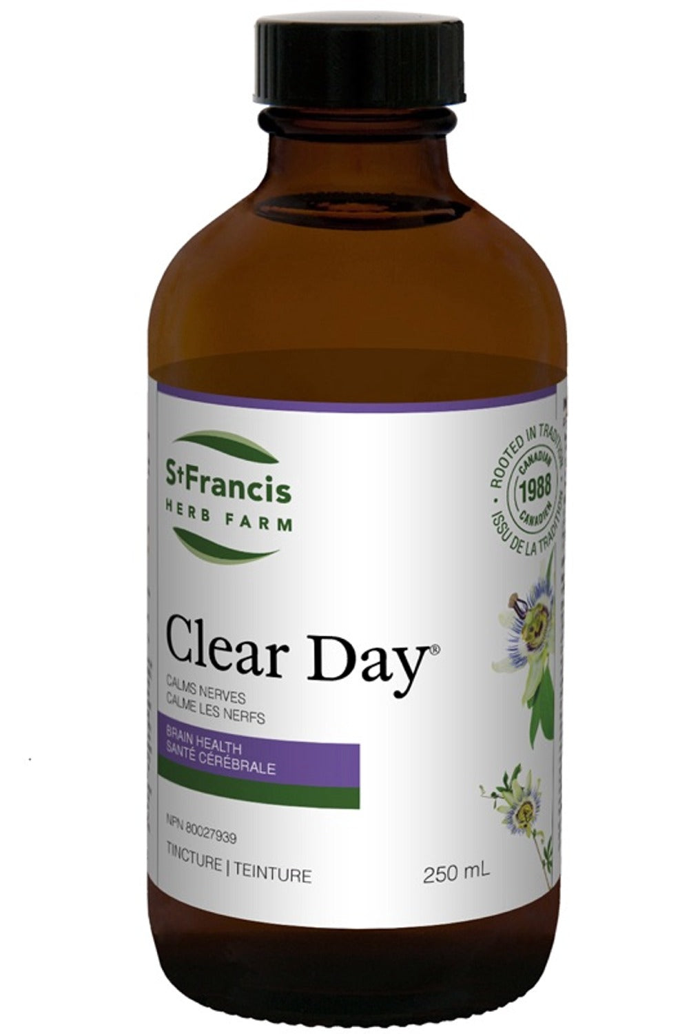 St Francis Herb Farm Clear Day Tincture 250 mL