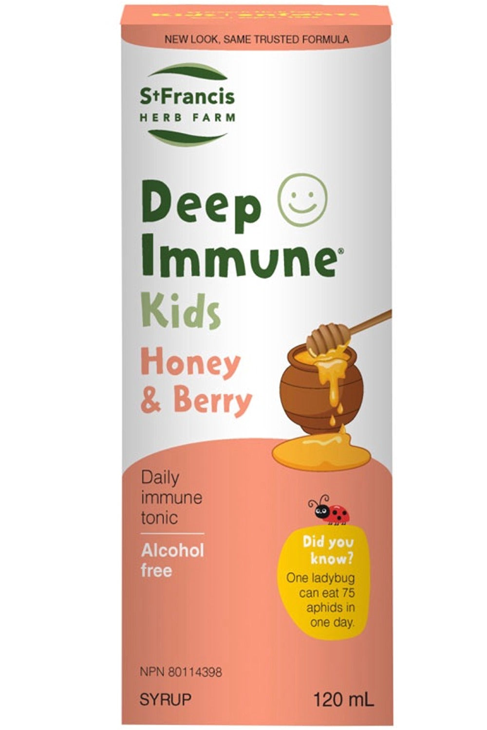 St Francis Herb Farm Deep Immune Kids Honey & Berry Syrup 120 mL