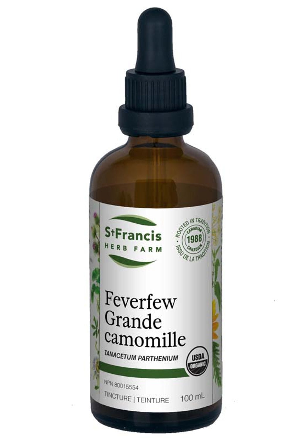 St Francis Herb Farm Feverfew Tincture 100 mL