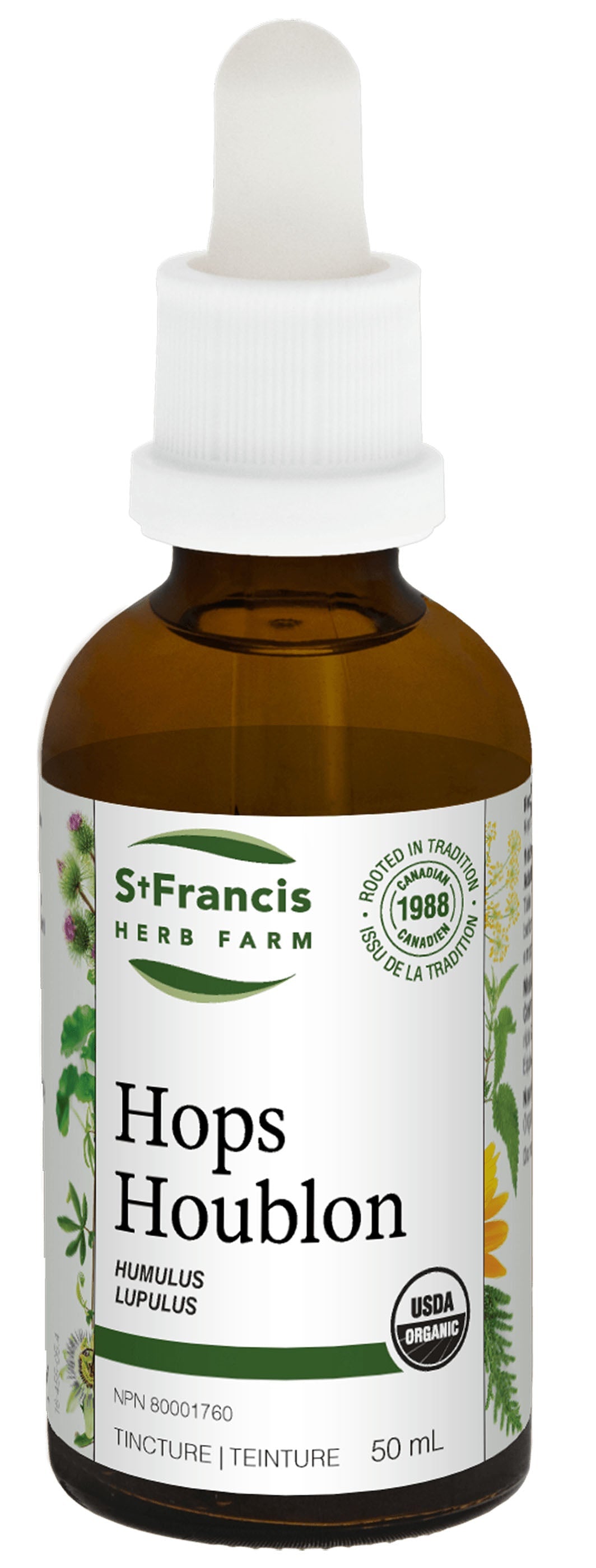 St Francis Herb Farm Hops Tincture 50 mL