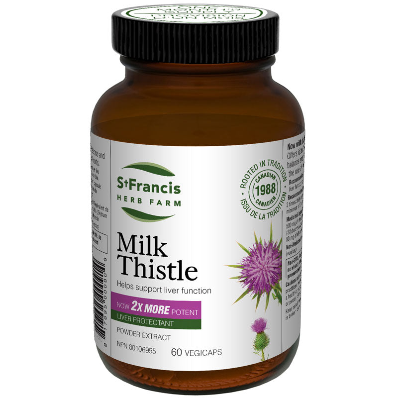 St Francis Herb Farm Milk Thistle 60 Vegetable Capsules