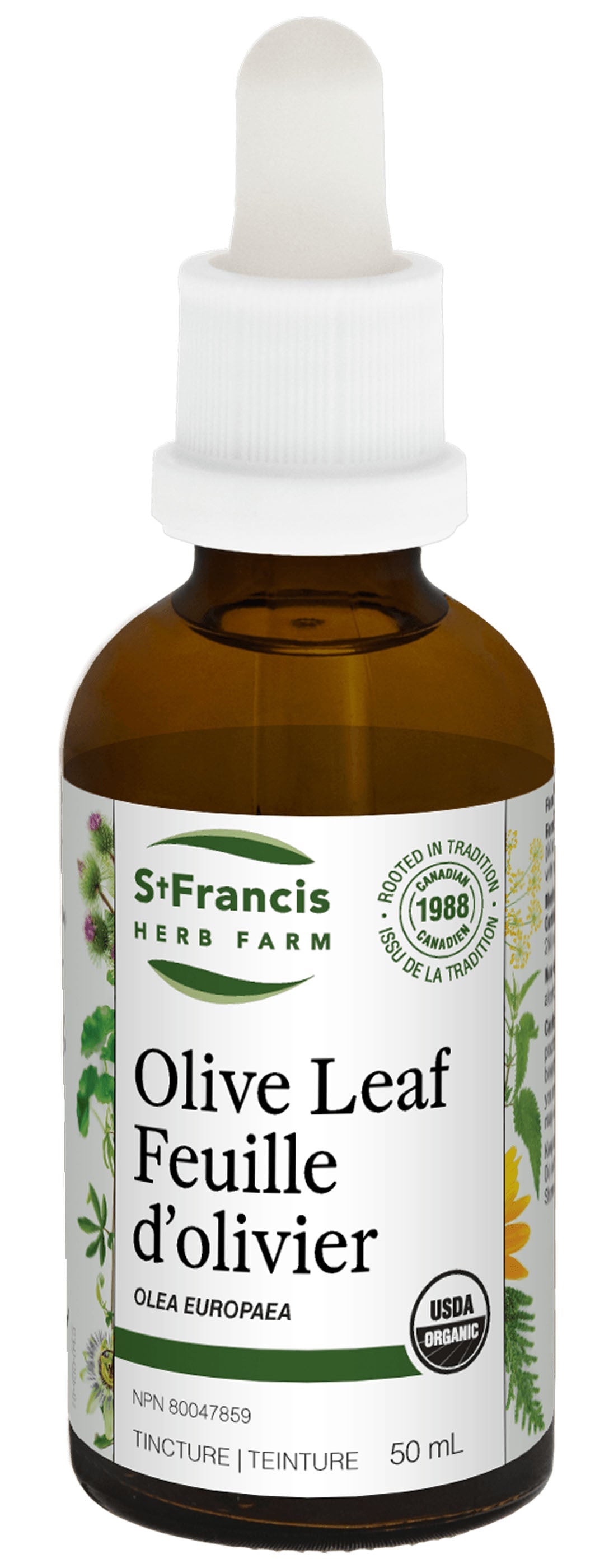 St Francis Herb Farm Olive Leaf Tincture 50 mL