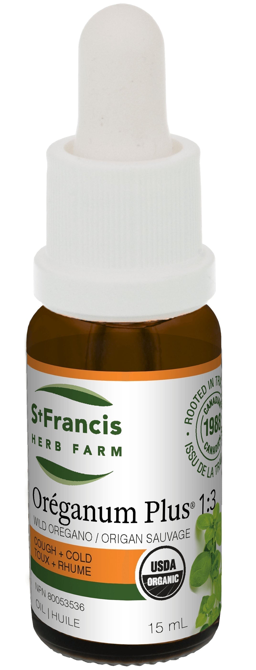St Francis Herb Farm Oréganum Plus 1:3 Oil 15 mL