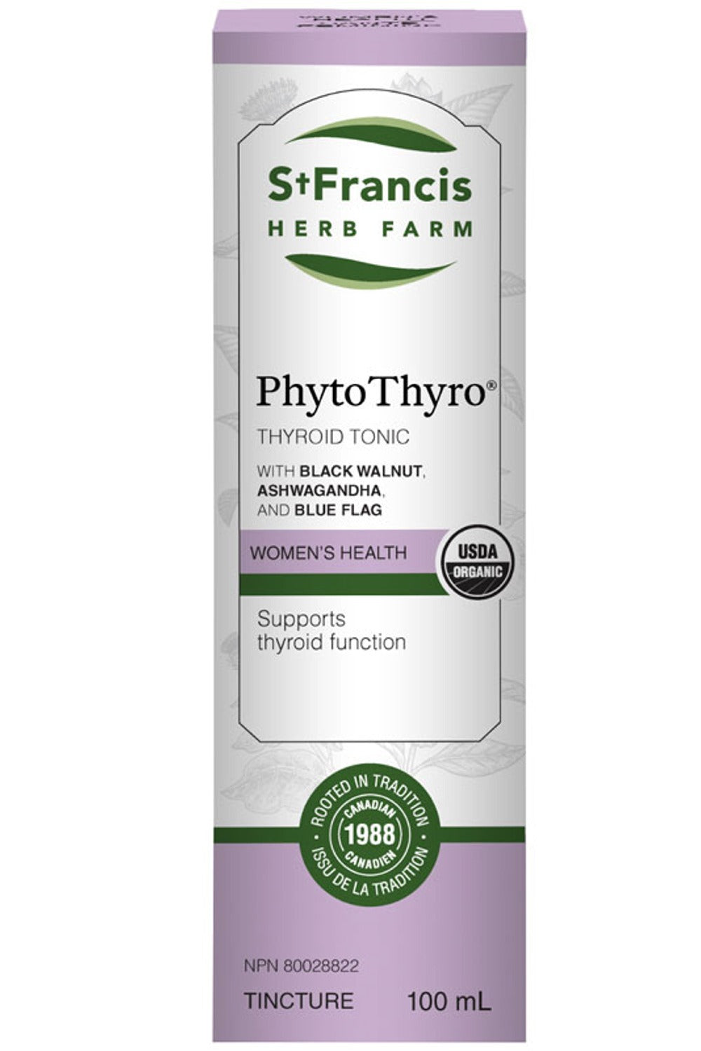 St Francis Herb Farm PhytoThyro Tincture 100 mL