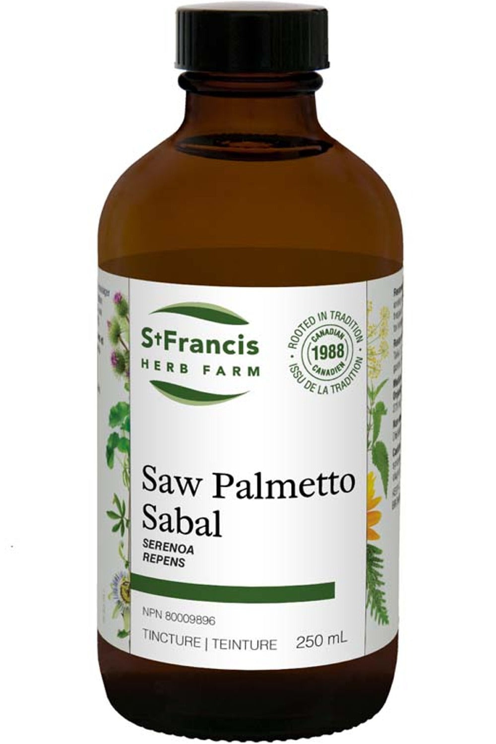 St Francis Herb Farm Saw Palmetto Tincture 250 mL