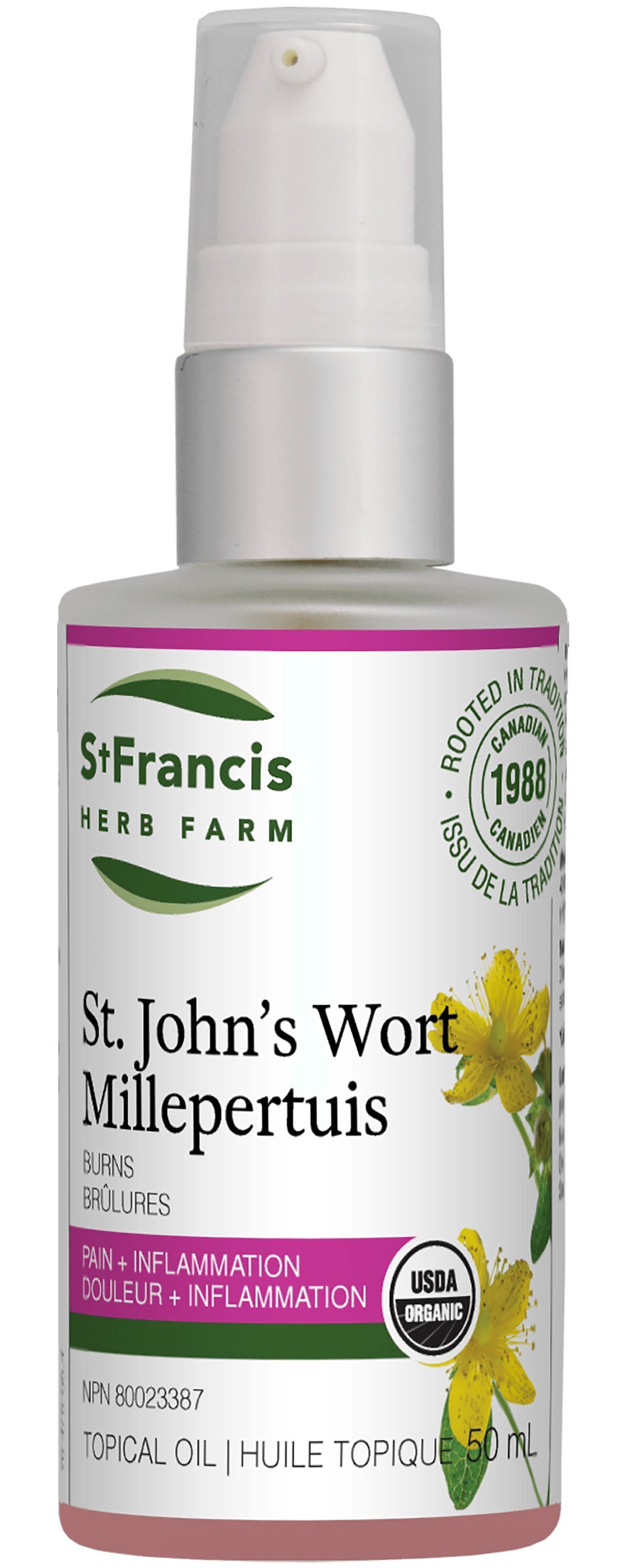 St Francis Herb Farm St. John's Wort Oil 50 mL