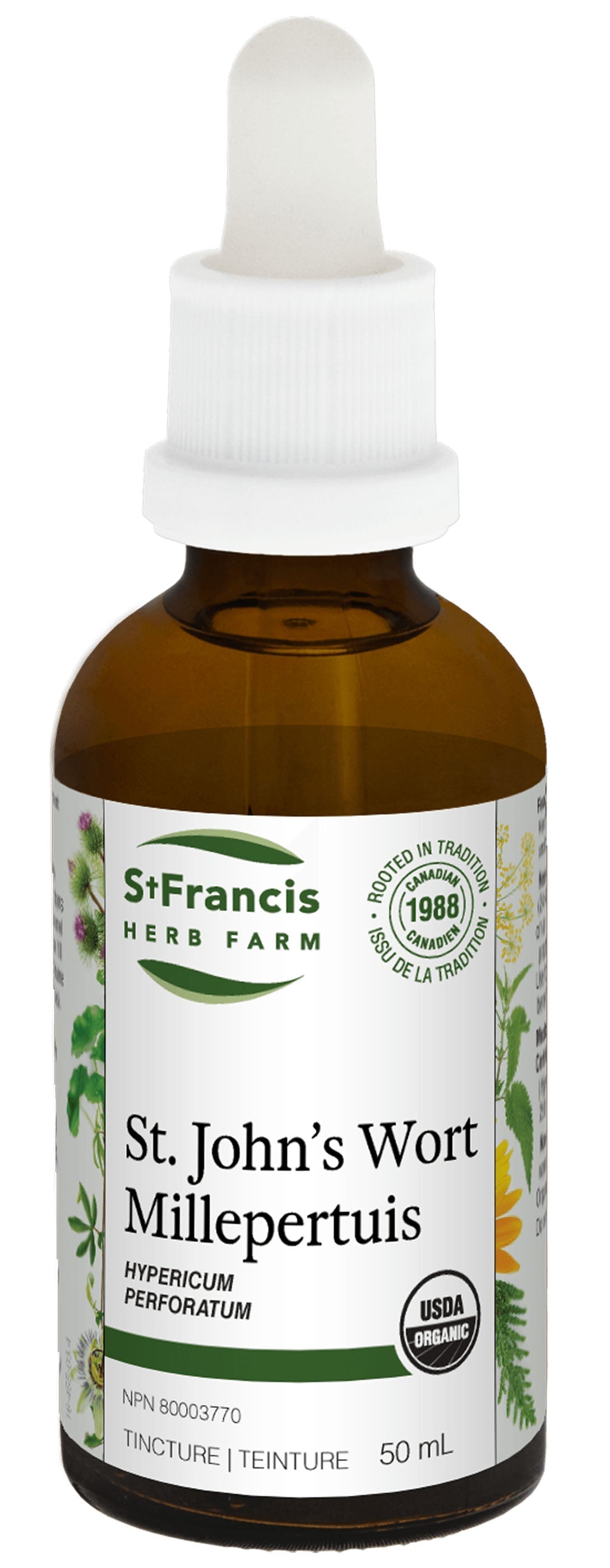 St Francis Herb Farm St. John's Wort Tincture 50 mL