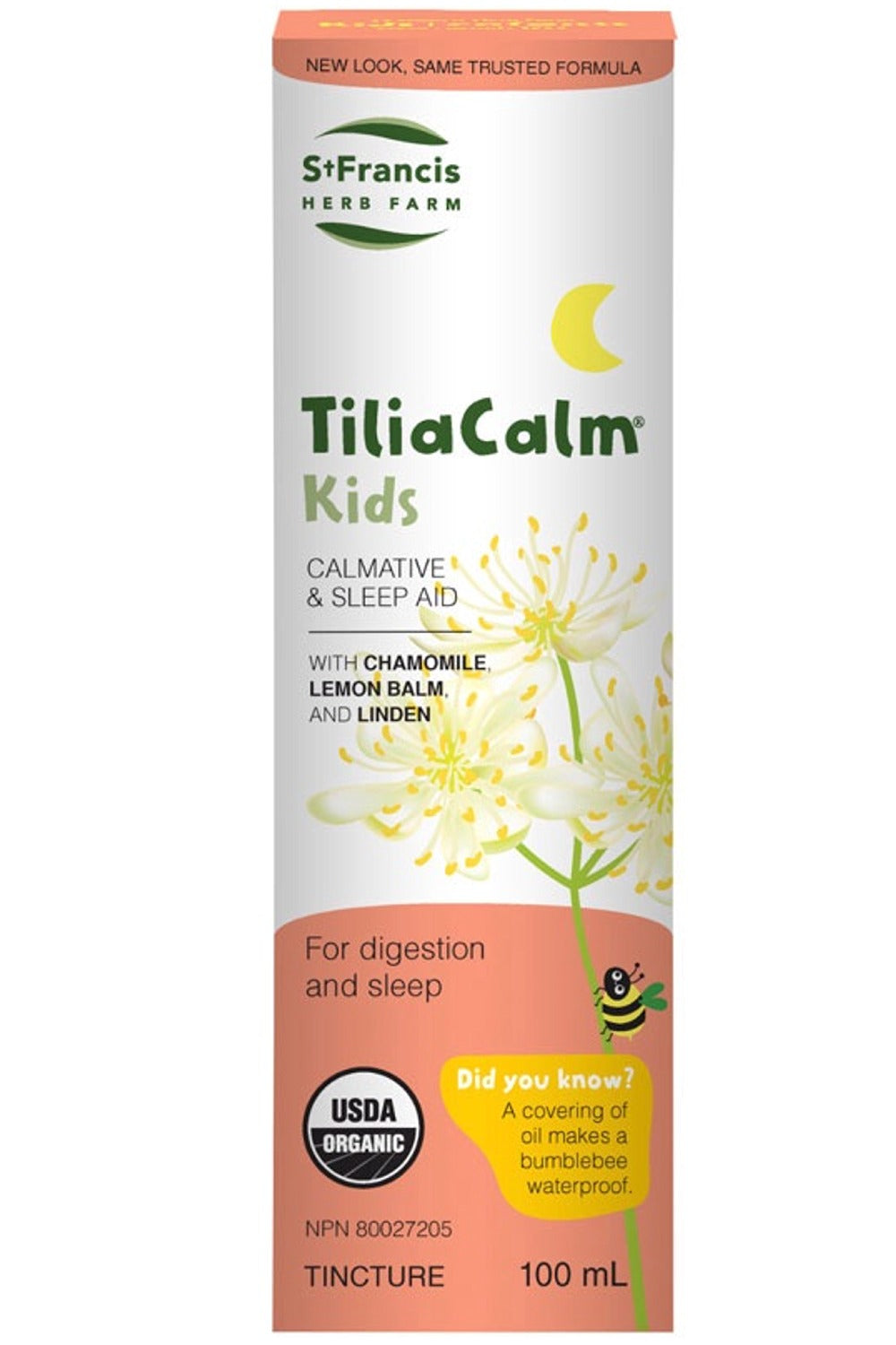 St Francis Herb Farm TiliaCalm Kids Tincture 100 mL