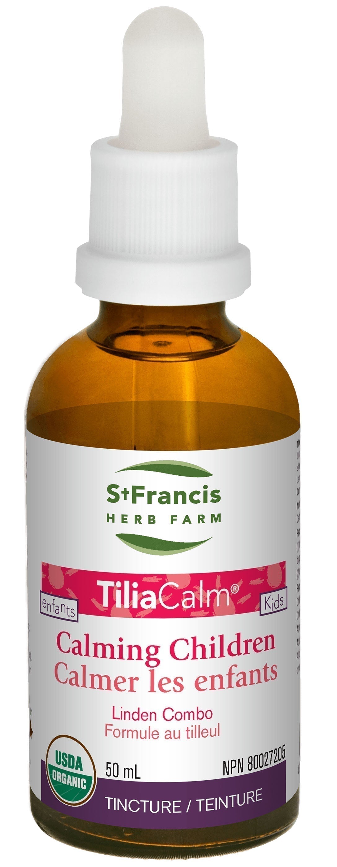 St Francis Herb Farm TiliaCalm Kids Tincture 50 mL