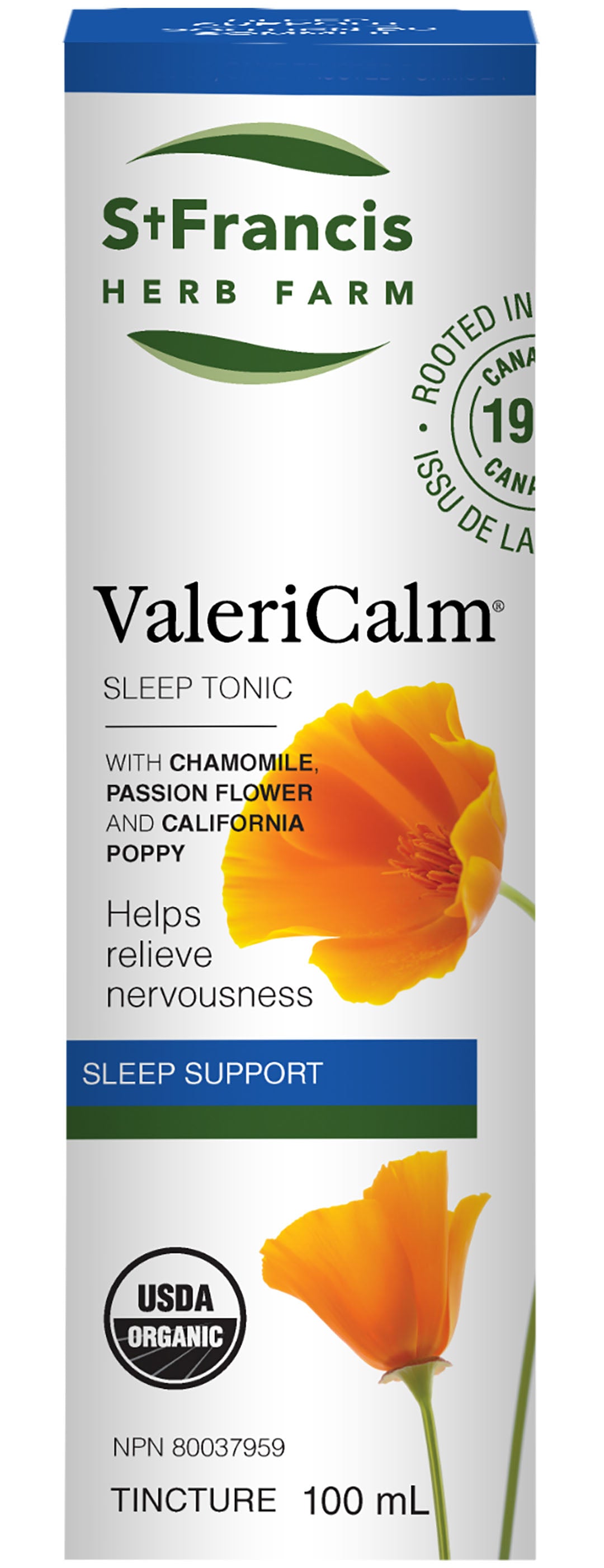 St Francis Herb Farm ValeriCalm Tincture mL