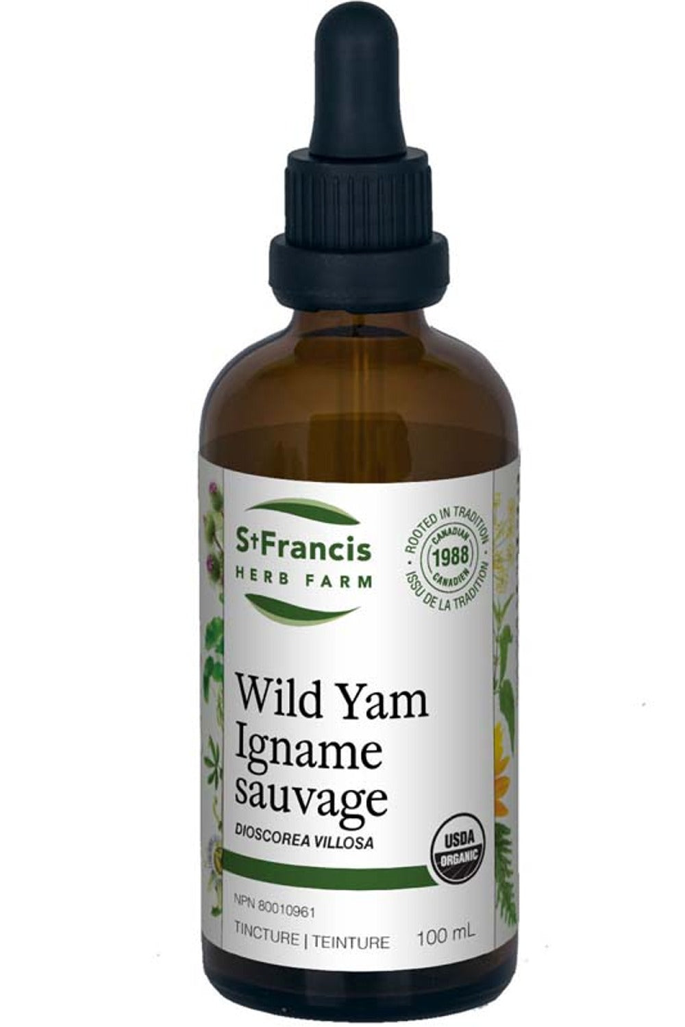 St Francis Herb Farm Wild Yam Tincture 100 mL