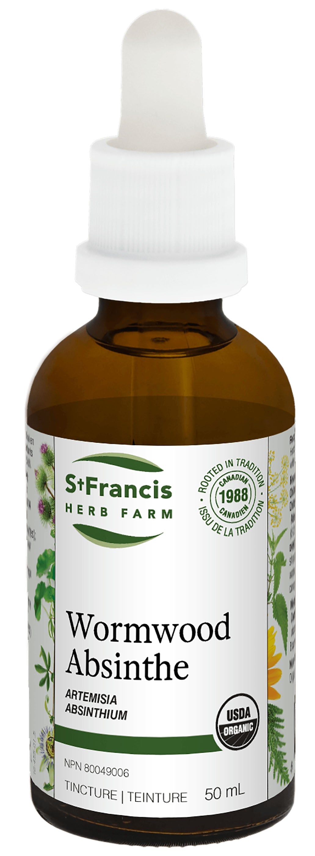 St Francis Herb Farm Wormwood Tincture 50 mL