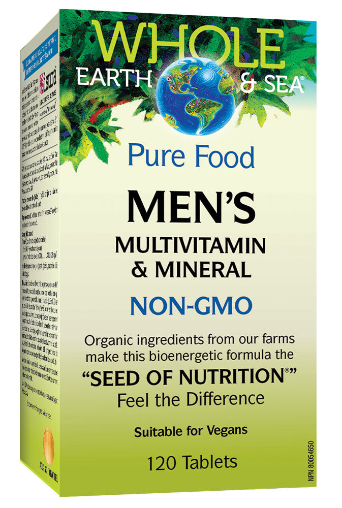 WHOLE EARTH & SEA Men's Multivitamin & Mineral 120 Tablets