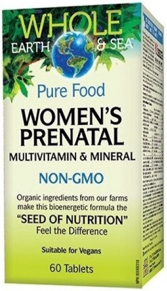 WHOLE EARTH & SEA Prenatal Multi 60 Tablets