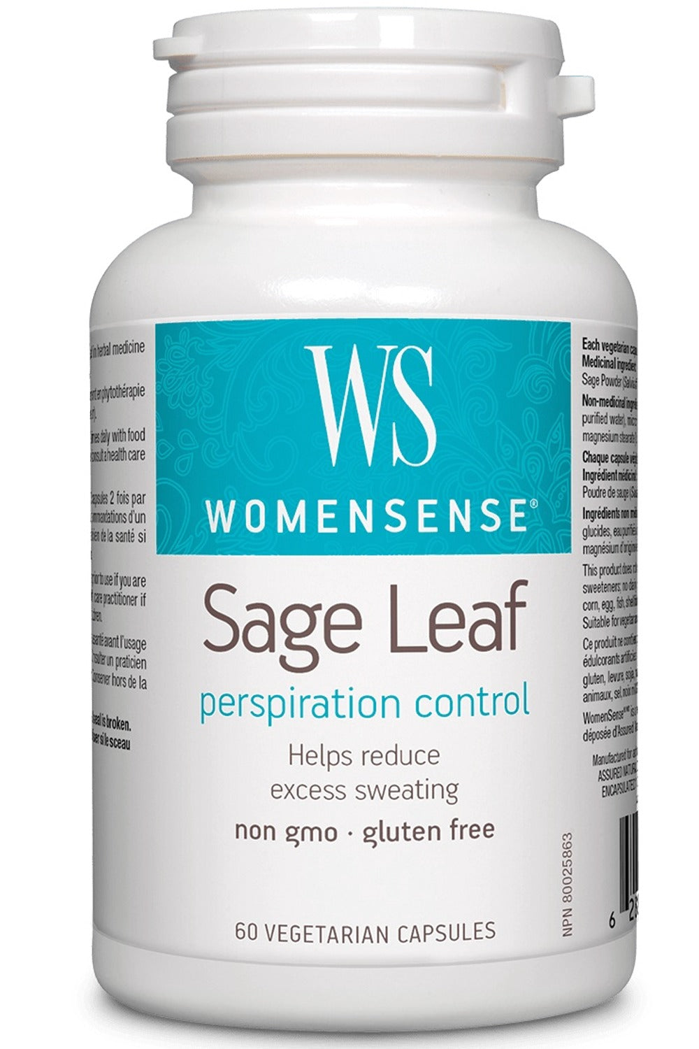 WomenSense Sage Leaf, 60 Vegetarian Capsules