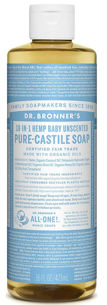 DR BRONNER'S Pure Castile Soap Baby (Unscented