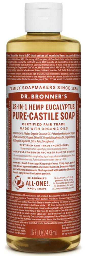 DR BRONNER'S Pure Castile Soap (Eucalyptus
