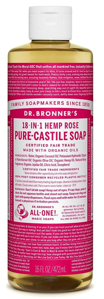 DR BRONNER'S Pure Castile Soap (Rose