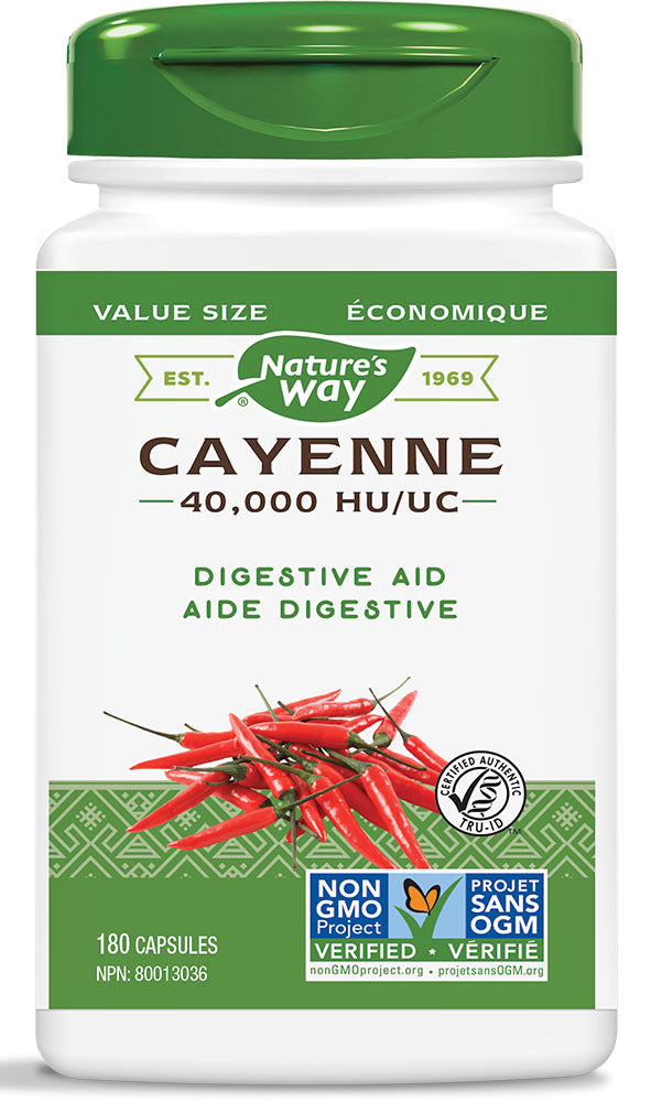 NATURE'S WAY Cayenne (40,000 HU -180 caps )