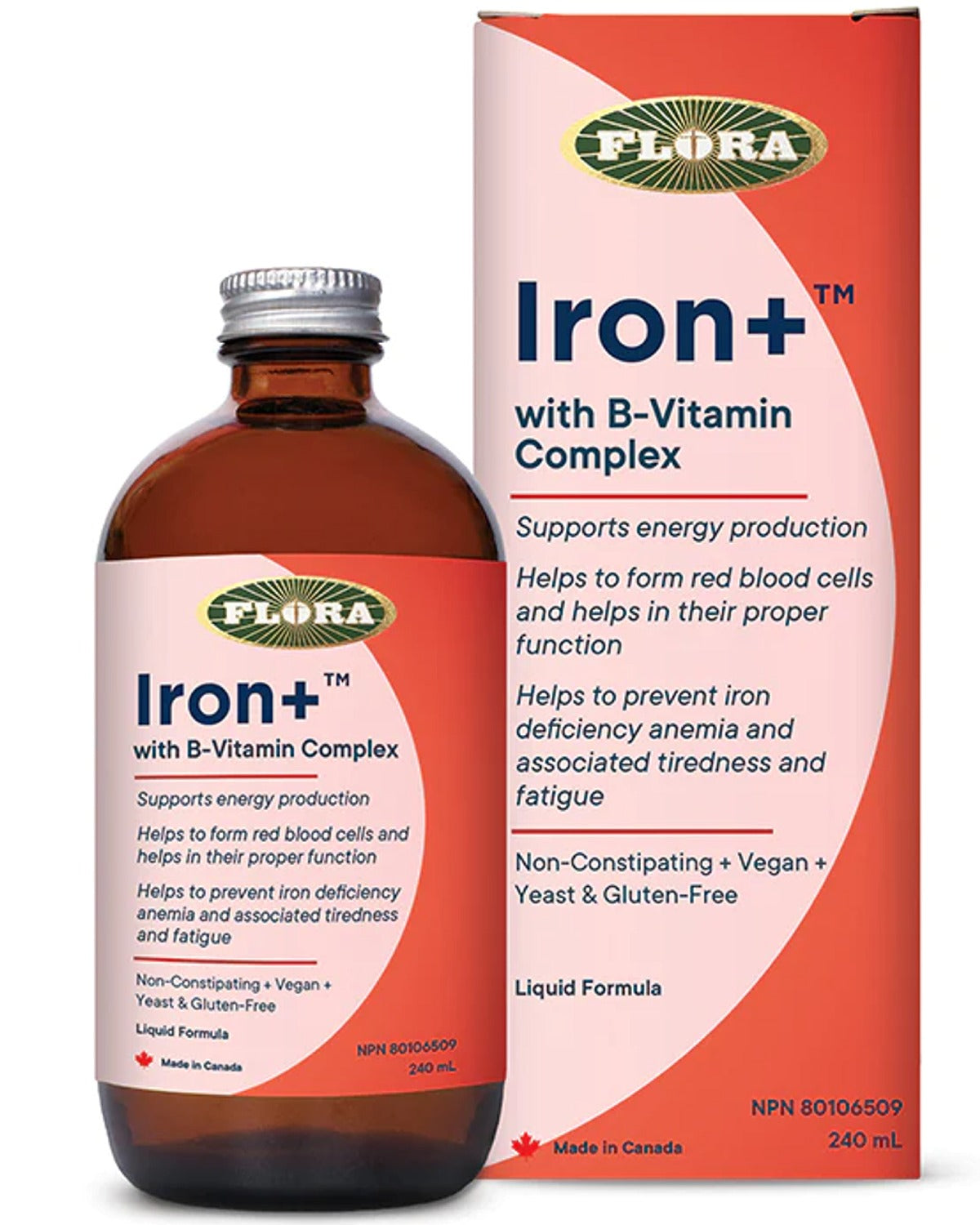 FLORA Iron+ Vitamins & Minerals ( ML