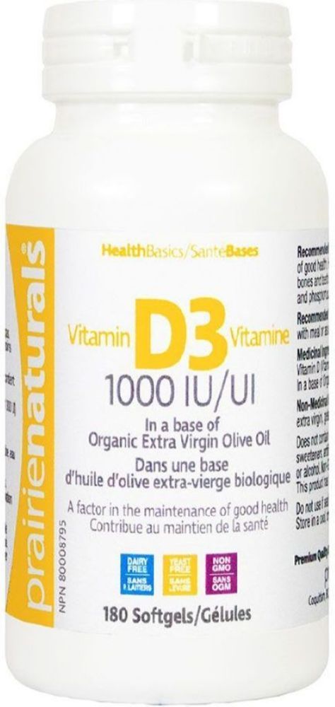 PRAIRIE NATURALS Vitamin D3 ( IU