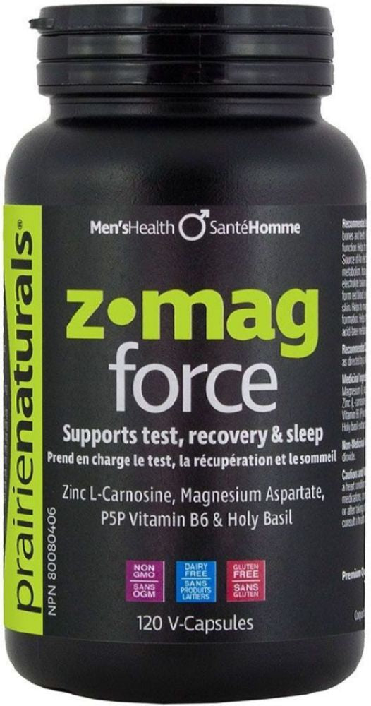PRAIRIE NATURALS Z-Mag Force ( veg caps