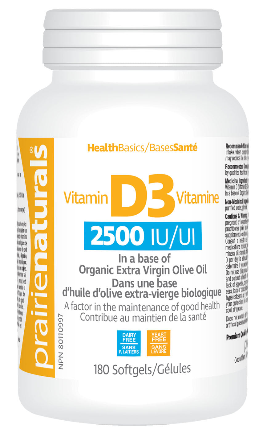 PRAIRIE NATURALS Vitamin D3 (2500 IU
