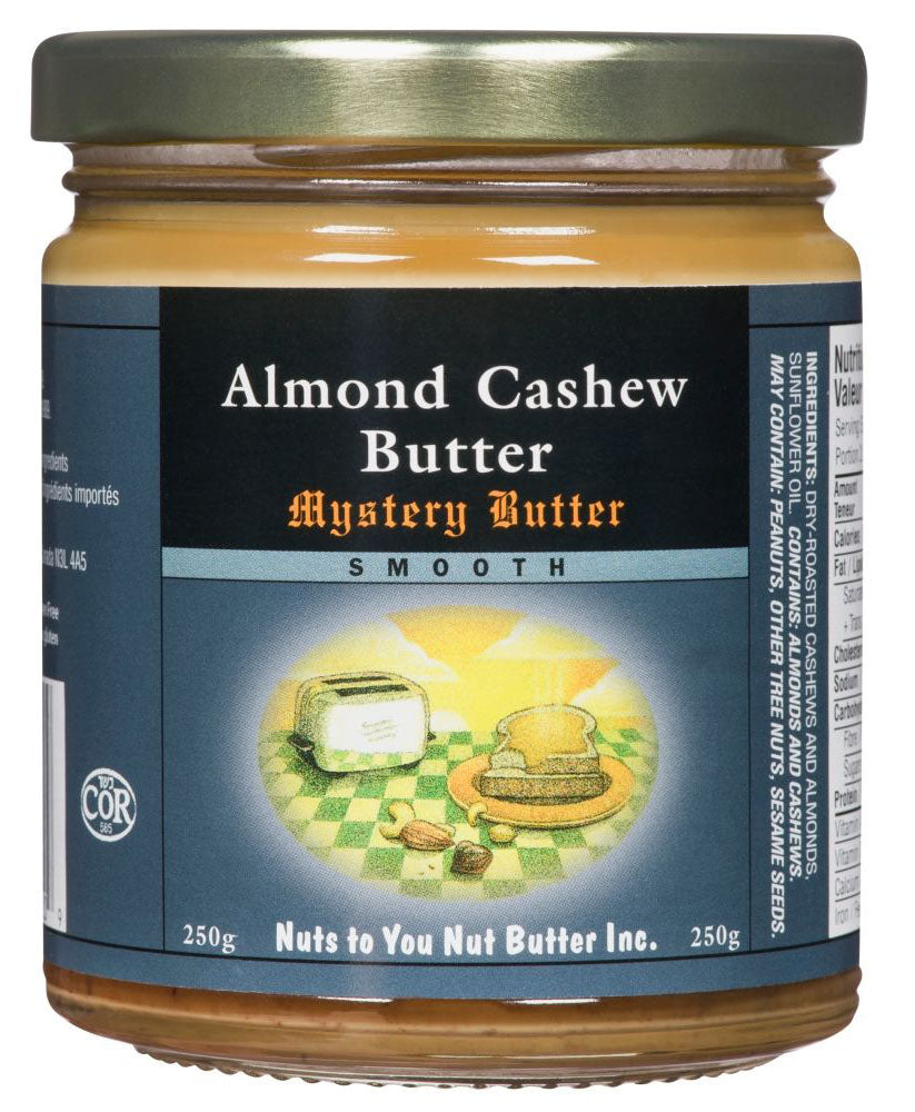 NUTS TO YOU Almond Cashew Mystery Butter (Smooth