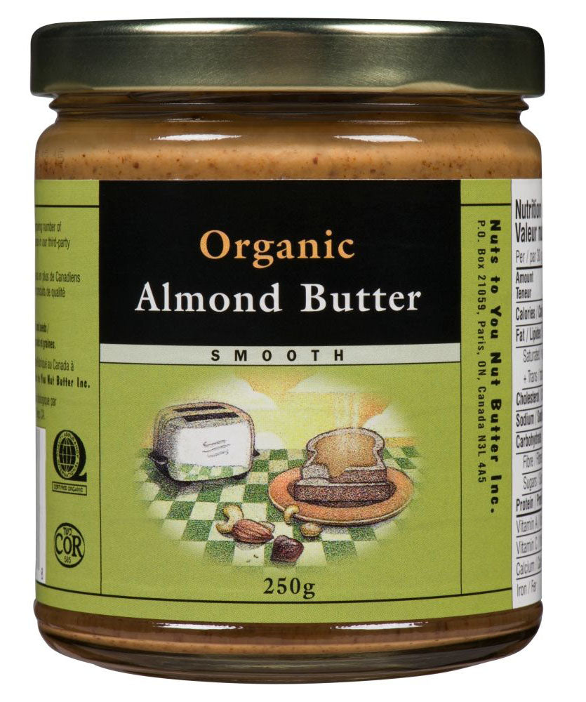 NUTS TO YOU Organic Almond Butter (Smooth